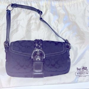 Coach bag small black shoulder bag